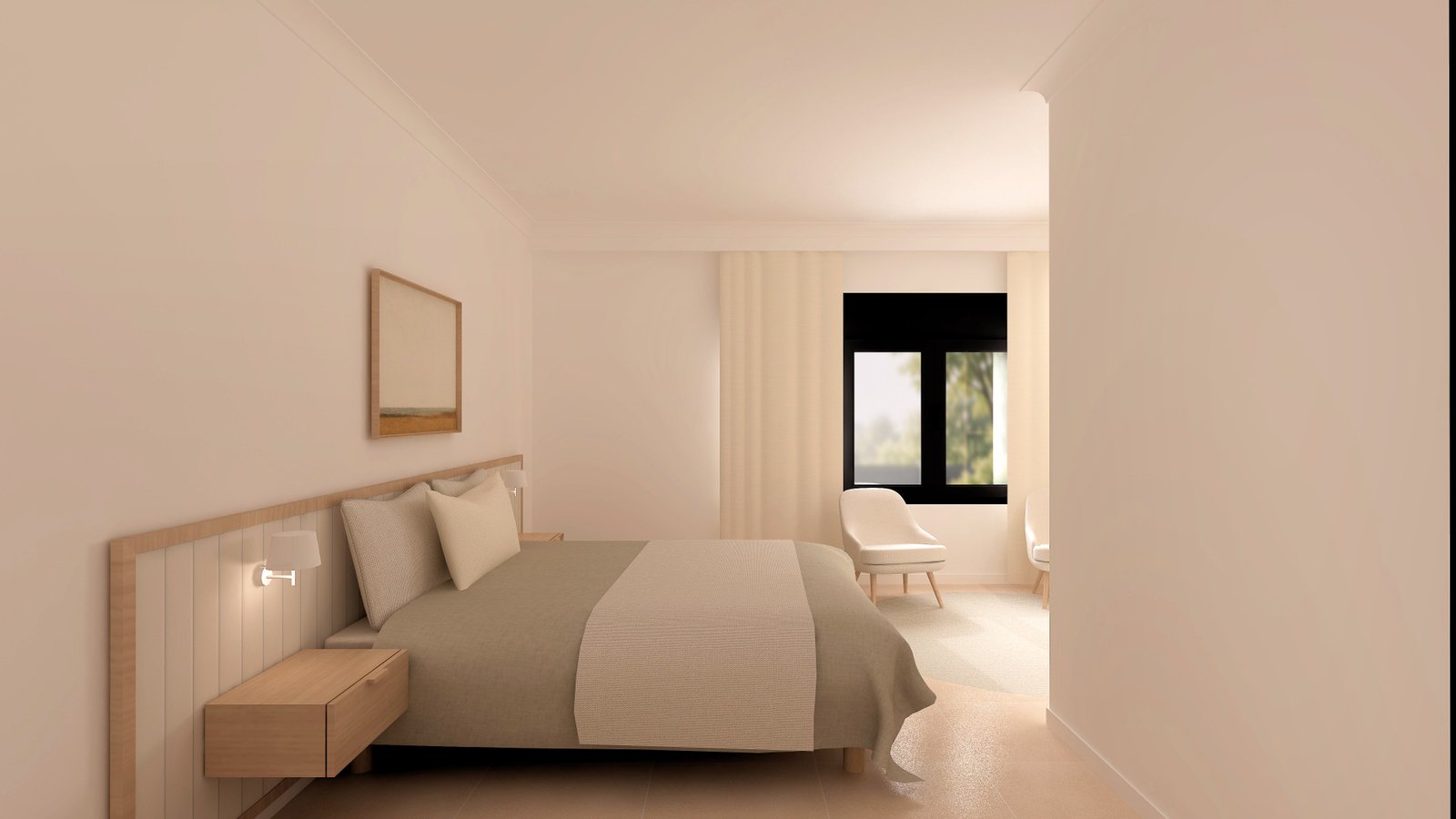 Vista 2 del proyecto RossendCortes · Gali Dormitorio