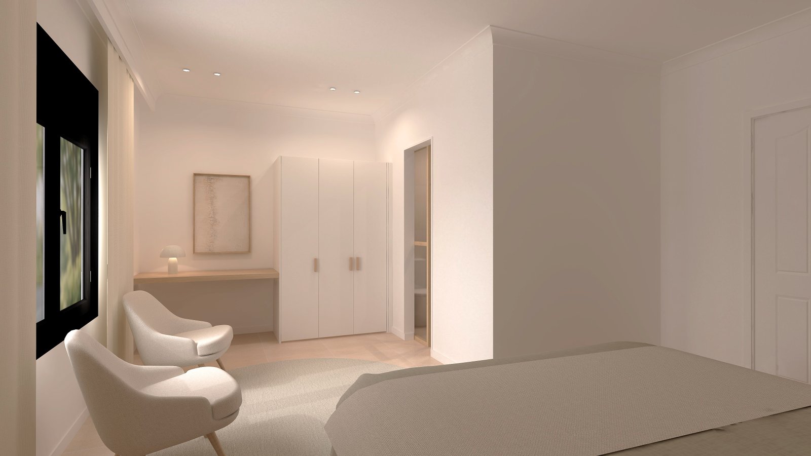 Vista 3 del proyecto RossendCortes · Gali Dormitorio