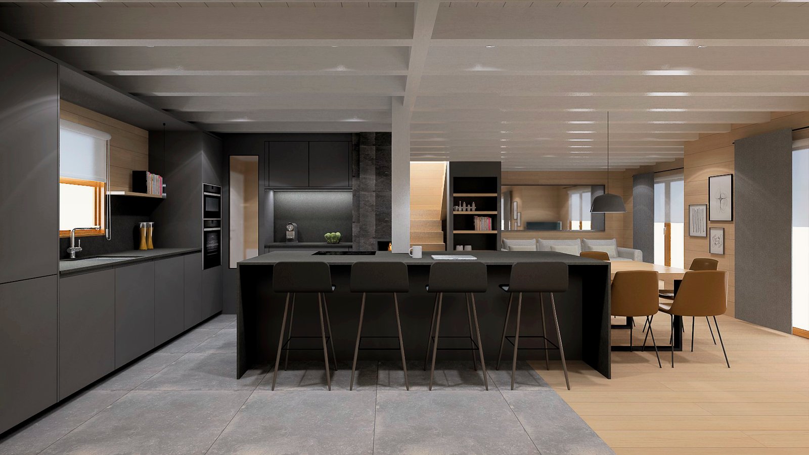 Vista 2 del proyecto Drops · Chalet Font Romeu
